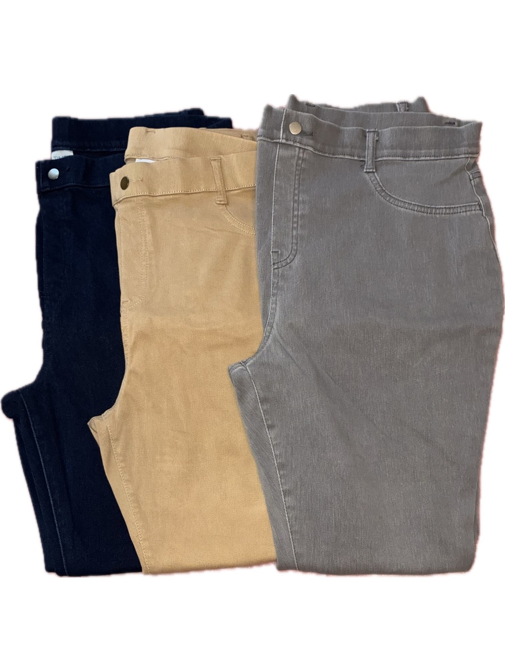 Lot of 3 Time and Tru Women's XL (16-18) High Rise Jeggings / Skinny Pants